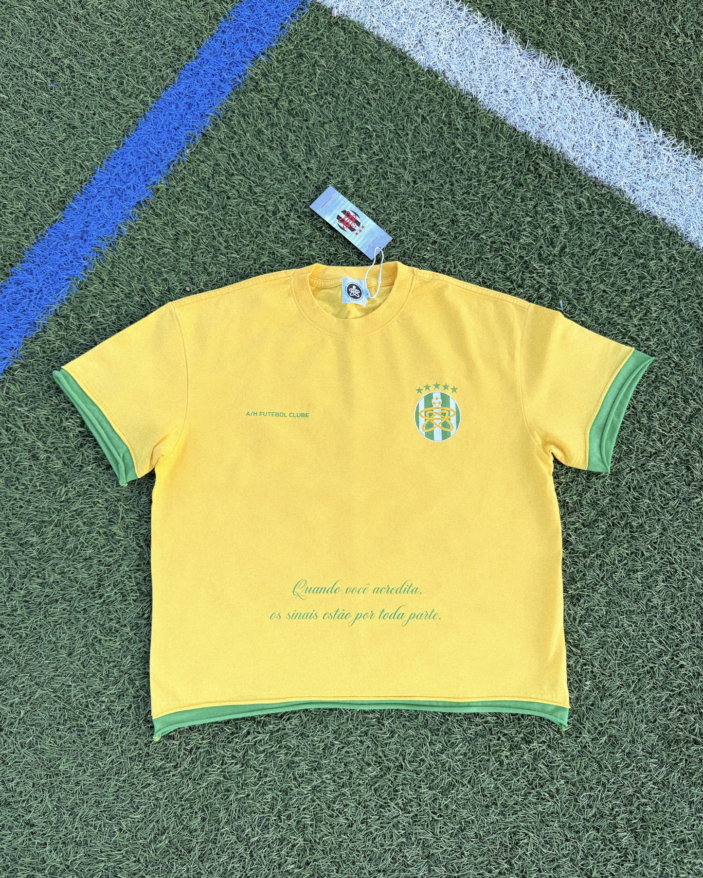 BRASIL BOXY TEE *A/H FOOTBALL*