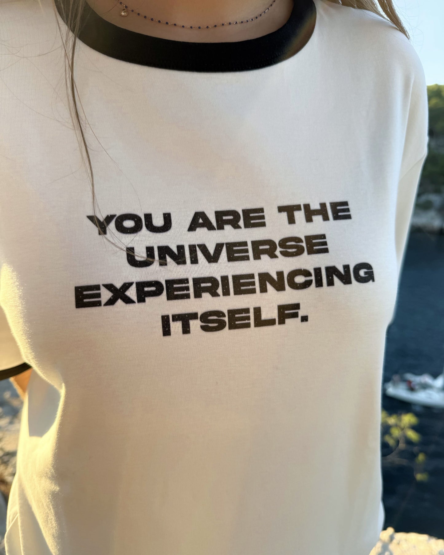 WOMEN RINGER TEE *UNIVERSE*