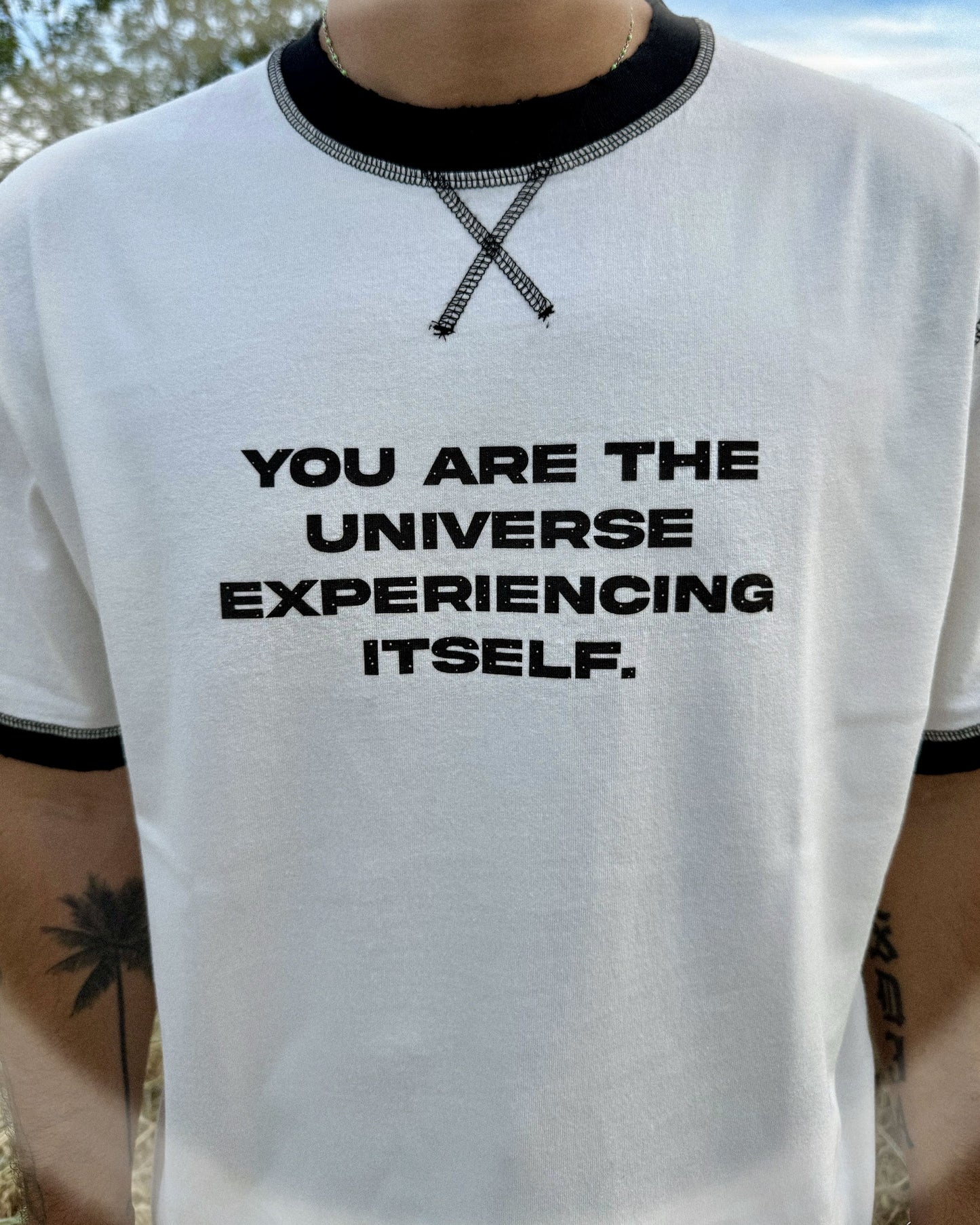 RAW RINGER TEE *UNIVERSE*