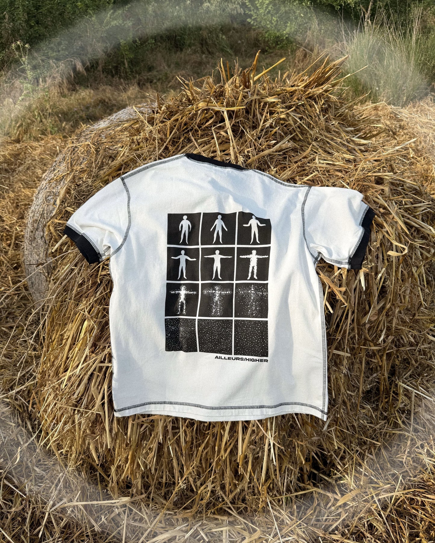 RAW RINGER TEE *UNIVERSE*