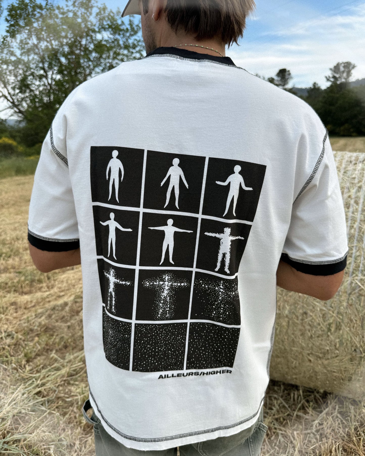*UNIVERSE* RAW RINGER TEE