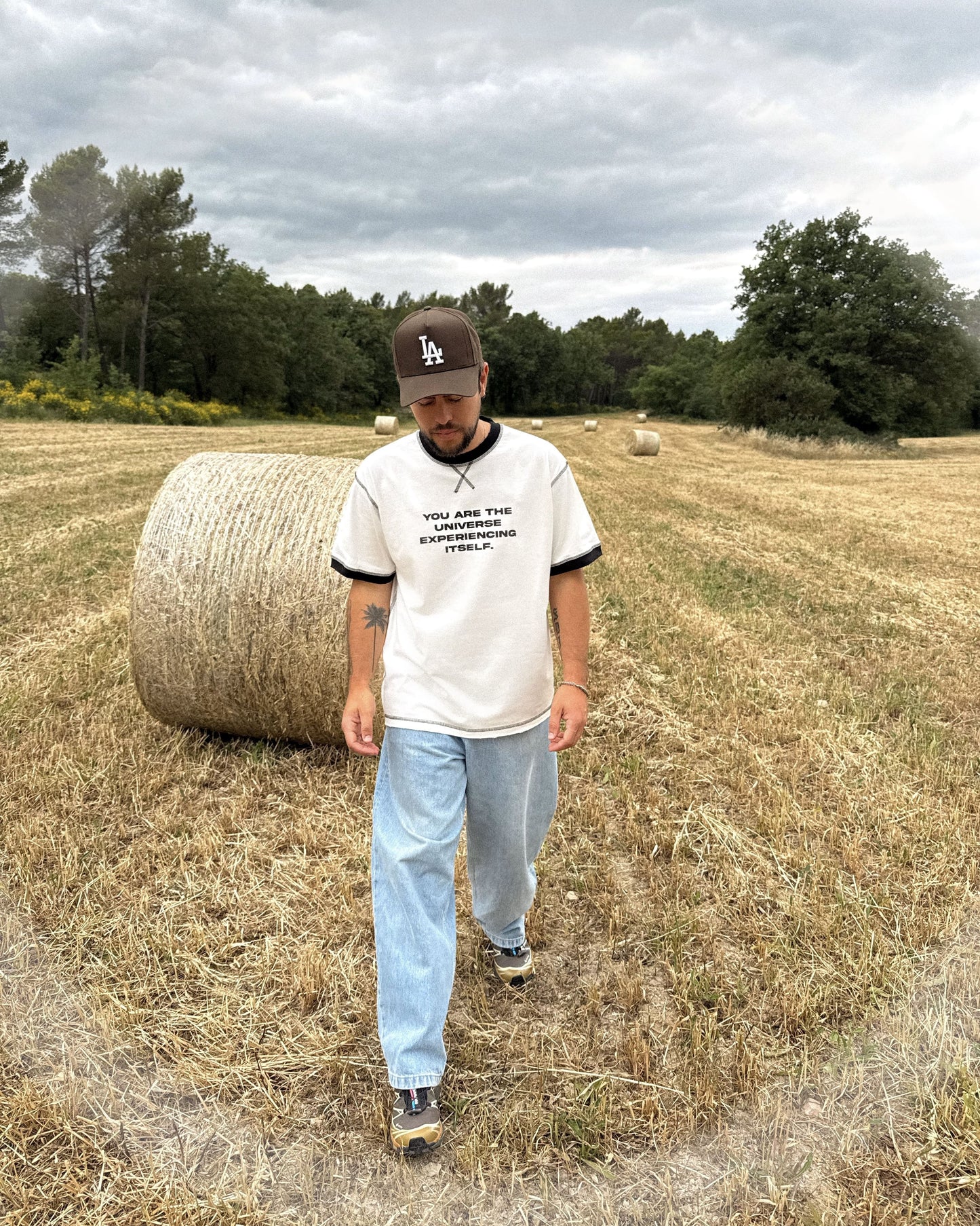 *UNIVERSE* RAW RINGER TEE