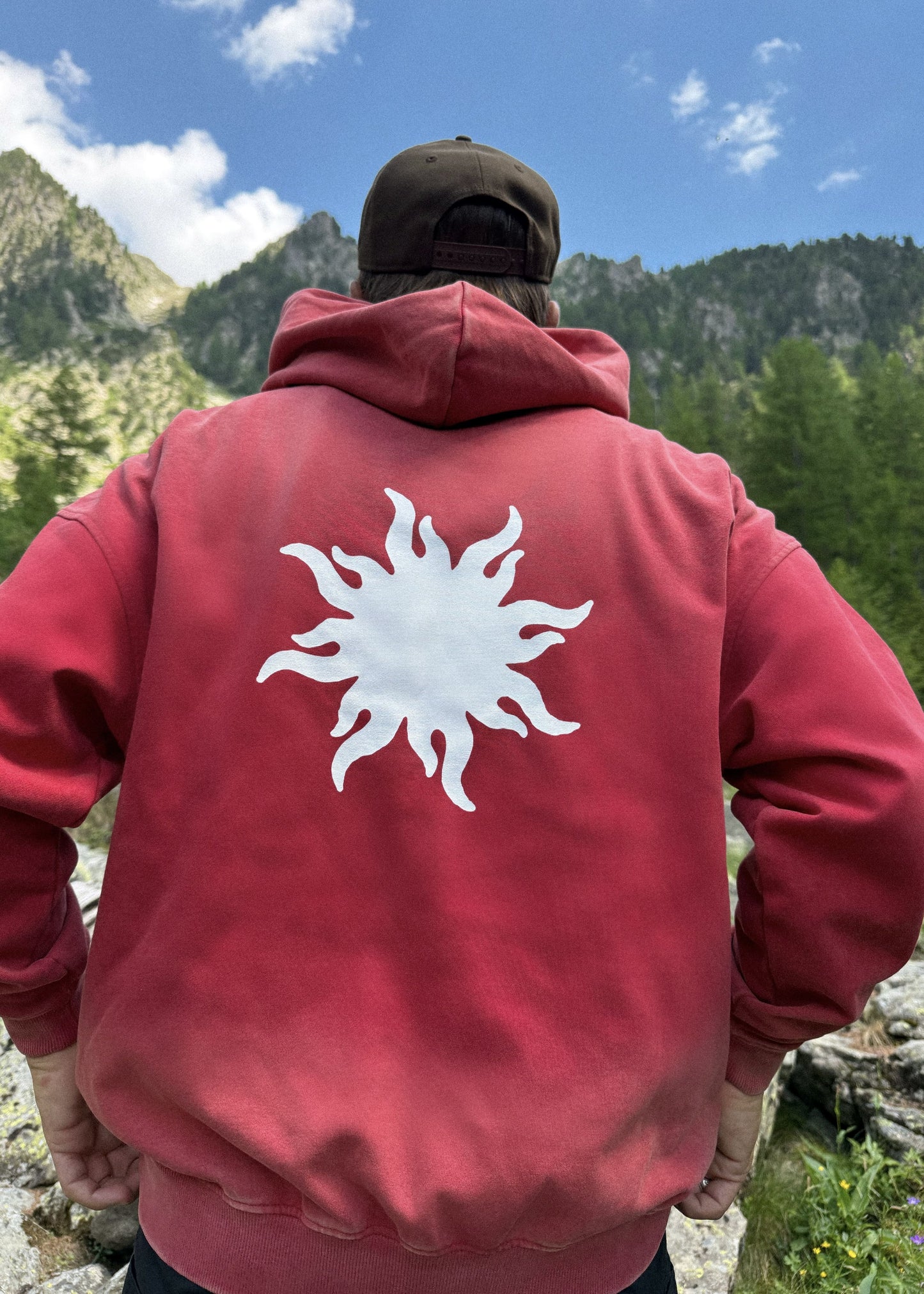 *SUN* VINTAGE WASHED HOODIE